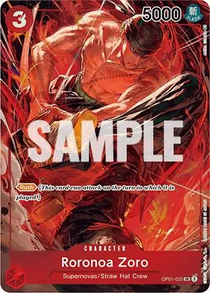Roronoa Zoro (Parallel) card front