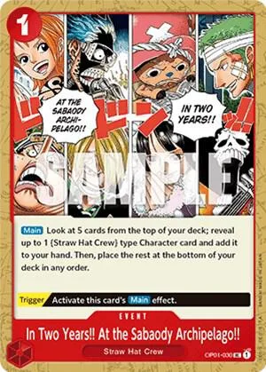In Two Years!! At the Sabaody Archipelago!! card front