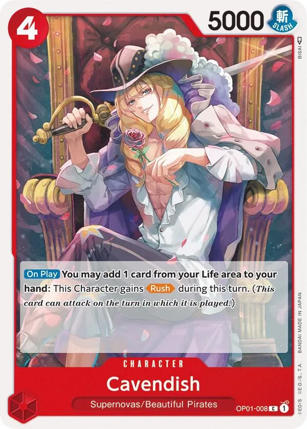 Cavendish card front