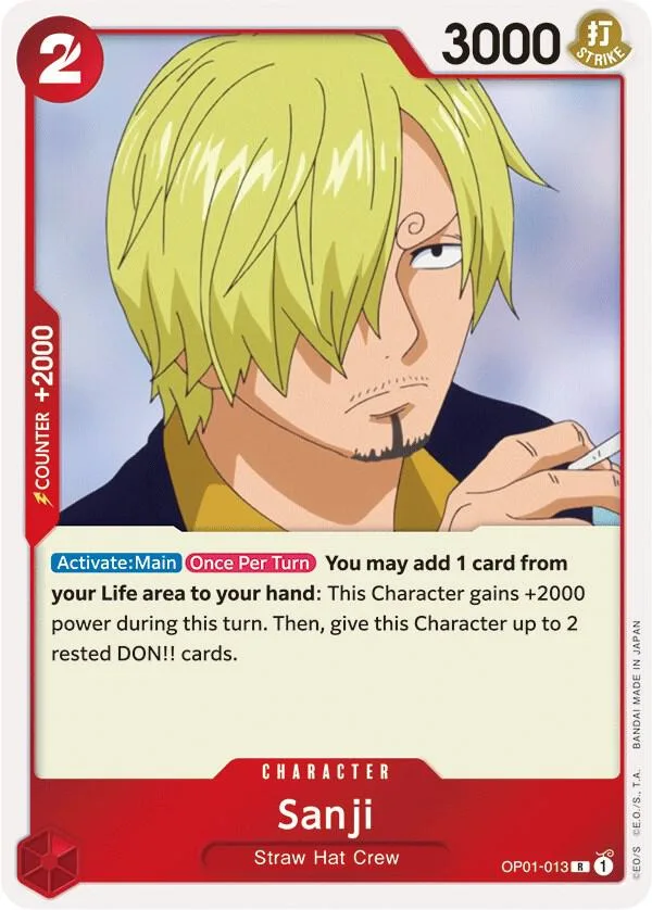 Sanji card front