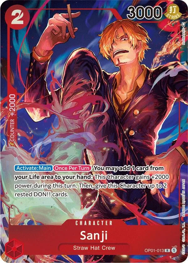 Sanji (Parallel) card front