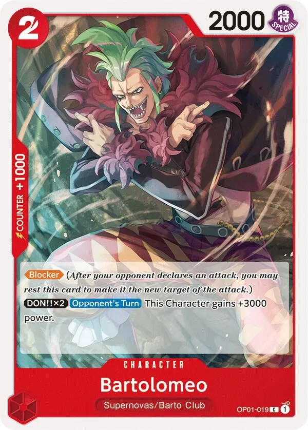 Bartolomeo card front