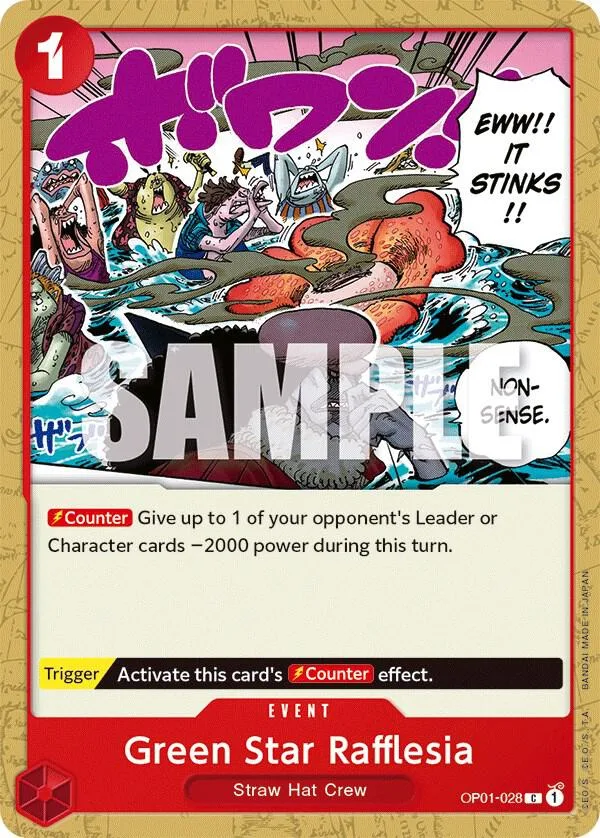 Green Star Rafflesia card front