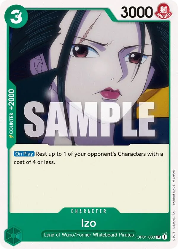 Izo card front