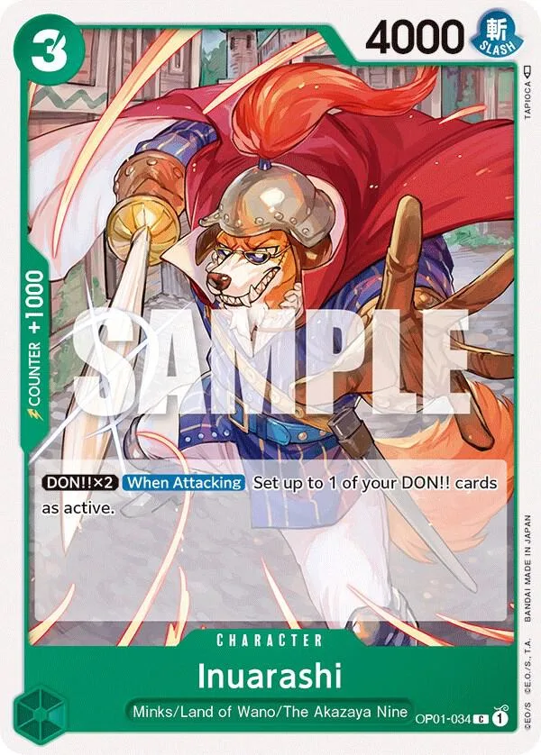 Inuarashi card front