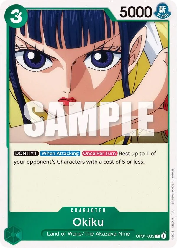Okiku card front