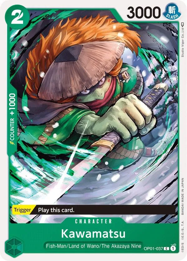 Kawamatsu card front