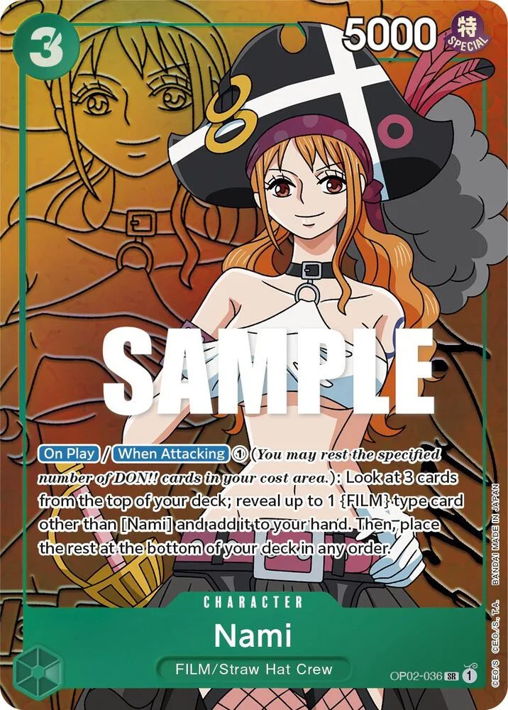 Nami (Alternate Art) card front