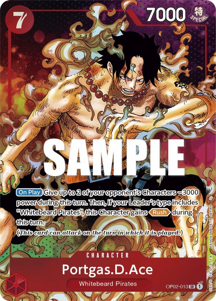 Portgas.D.Ace (Parallel) card front