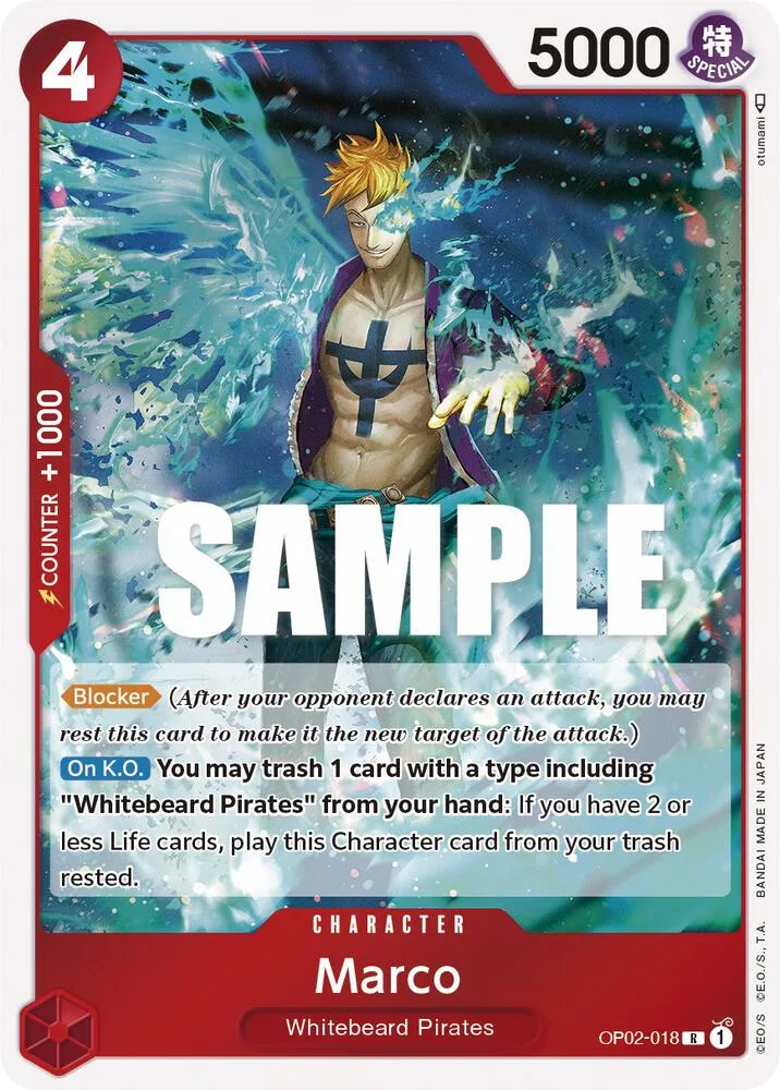 Marco card front