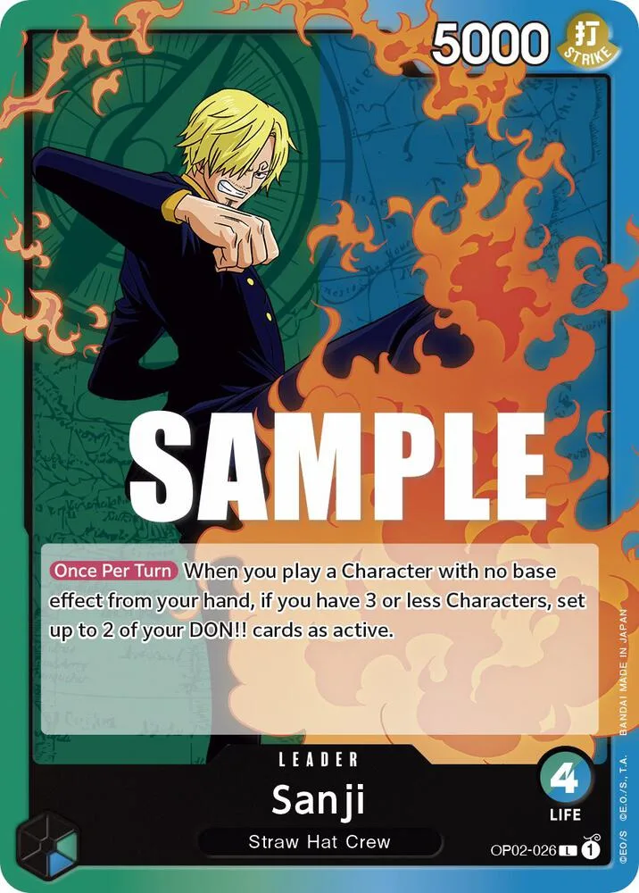 Sanji card front