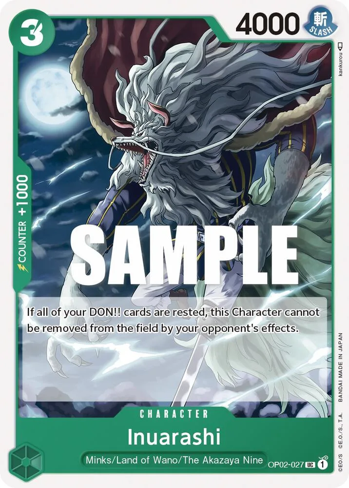 Inuarashi card front