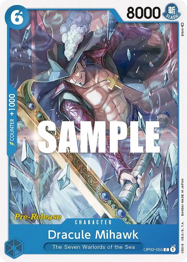 Dracule Mihawk card front