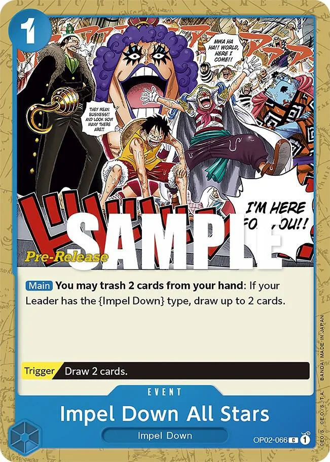 Impel Down All Stars card front