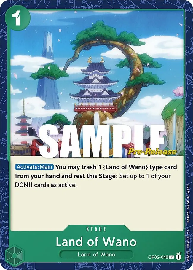 Land of Wano card front