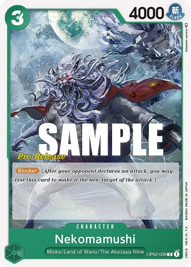 Nekomamushi card front