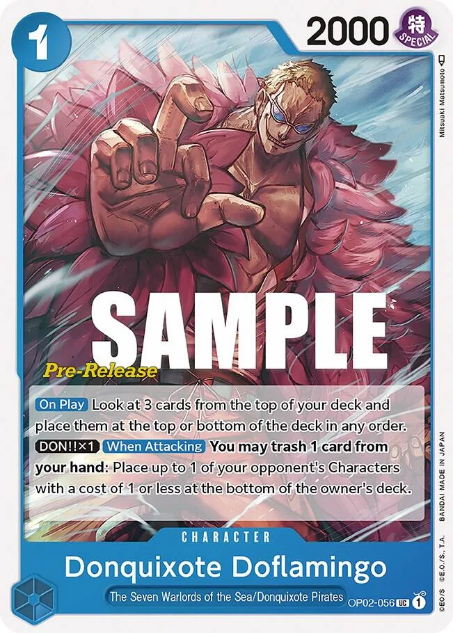 Donquixote Doflamingo card front