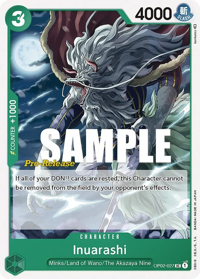 Inuarashi card front