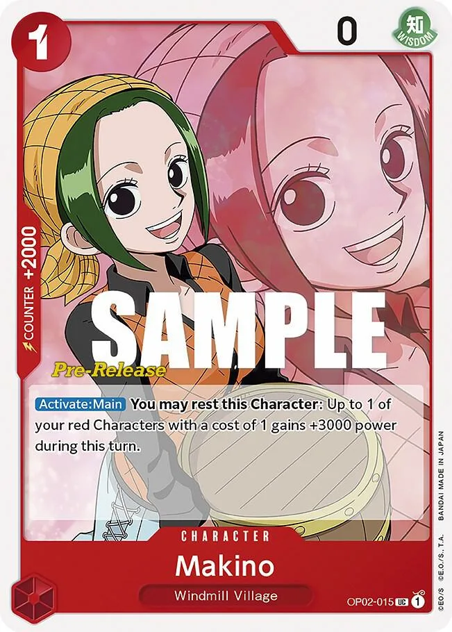 Makino card front
