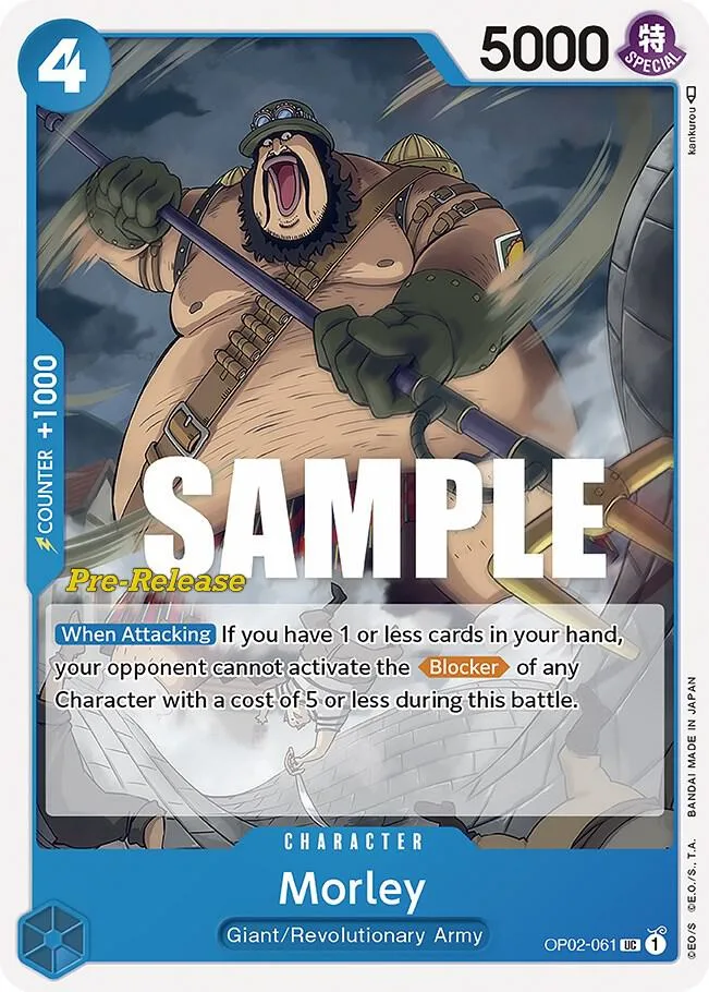 Morley card front