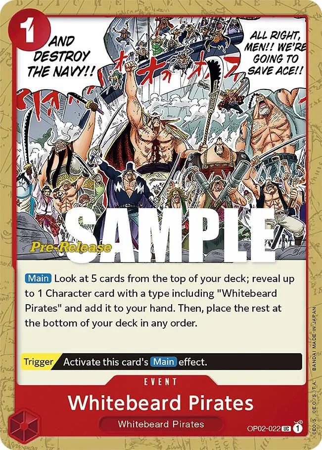 Whitebeard Pirates card front