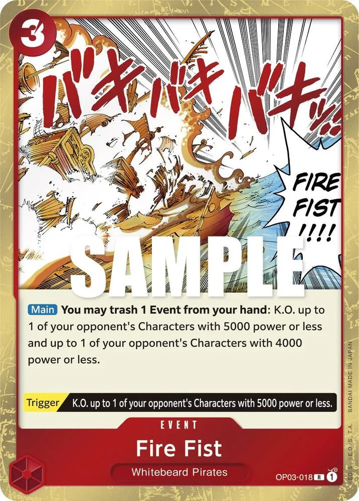 Fire Fist card front