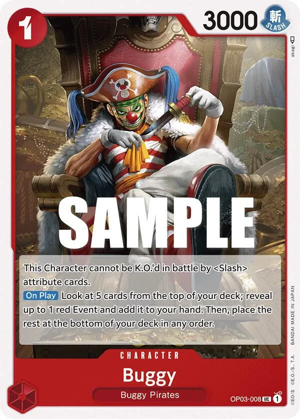 Buggy card front