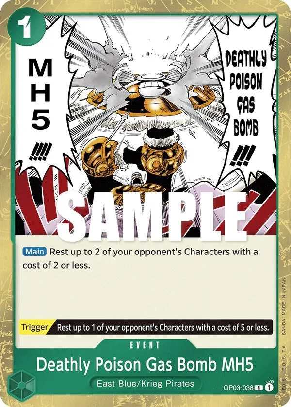 Deathly Poison Gas Bomb MH5 card front