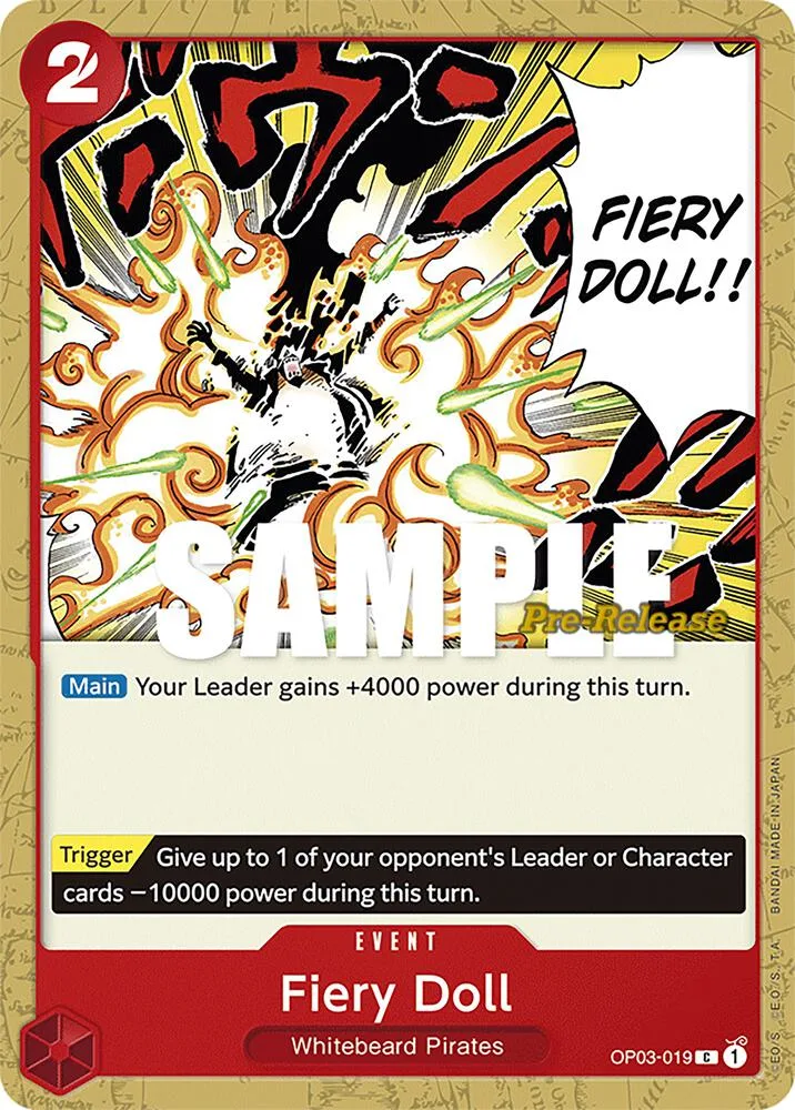 Fiery Doll card front