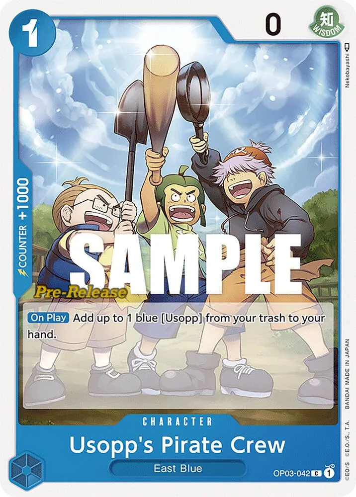 Usopp's Pirate Crew card front