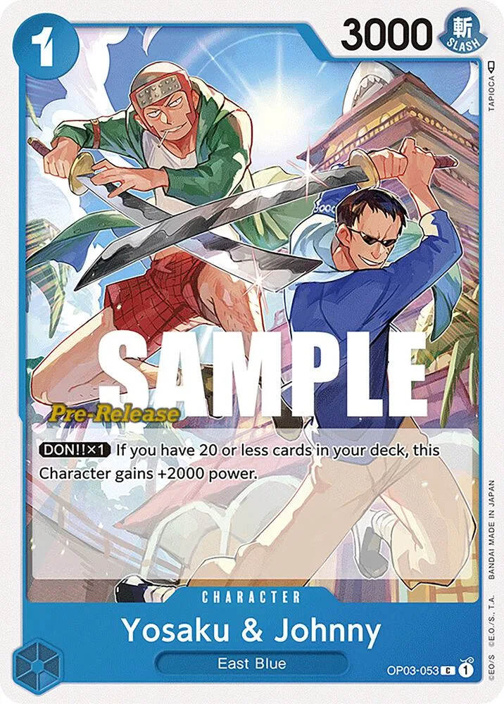 Yosaku & Johnny card front
