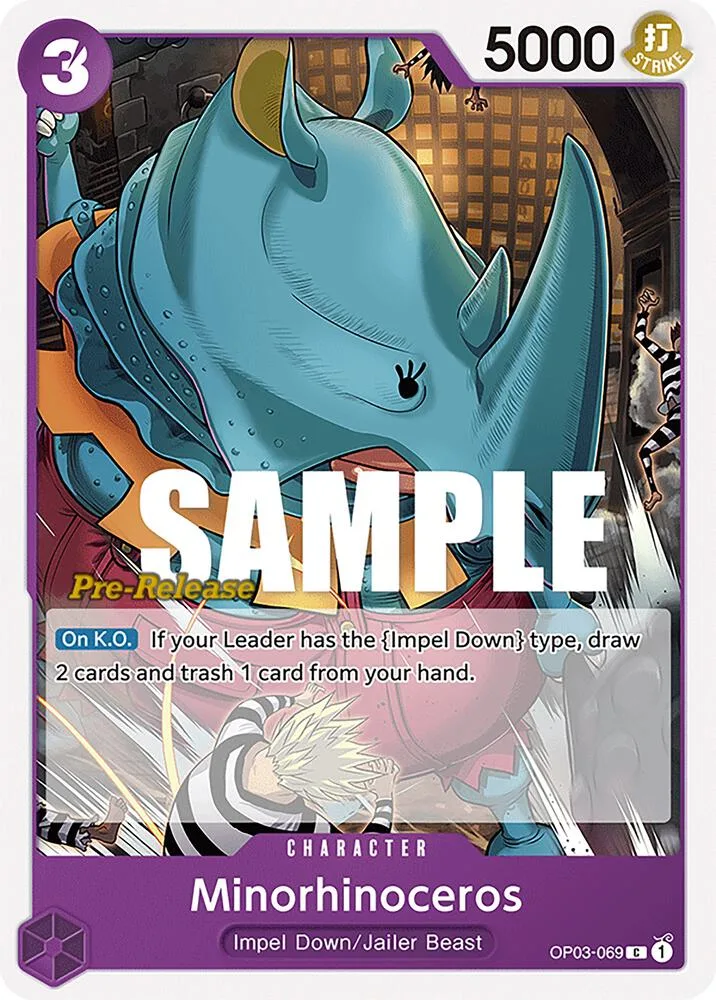 Minorhinoceros card front