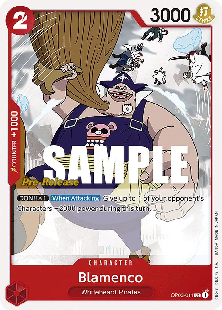 Blamenco card front
