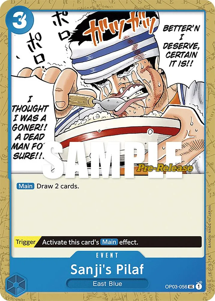 Sanji's Pilaf card front