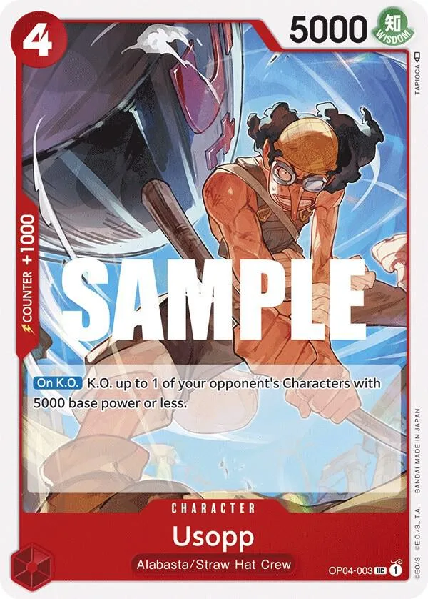 Usopp card front