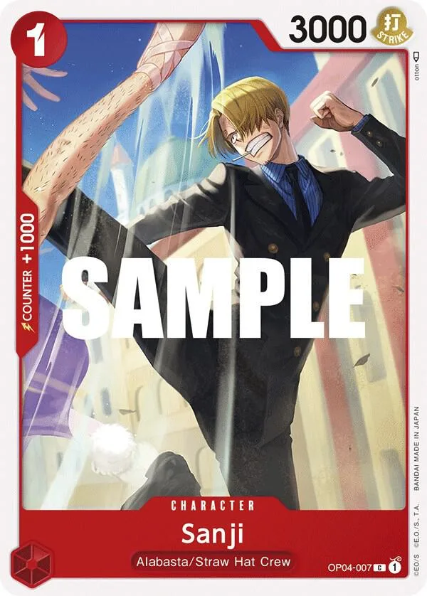 Sanji card front