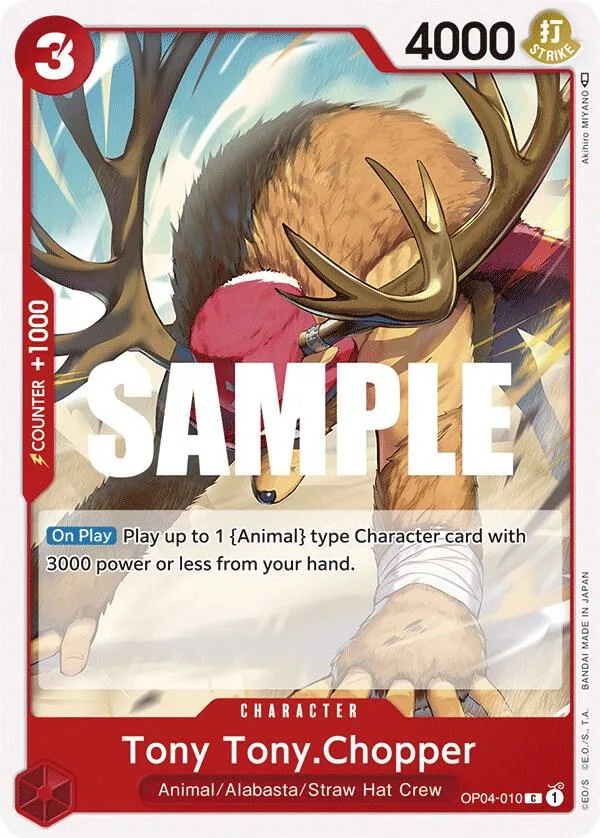 Tony Tony.Chopper card front