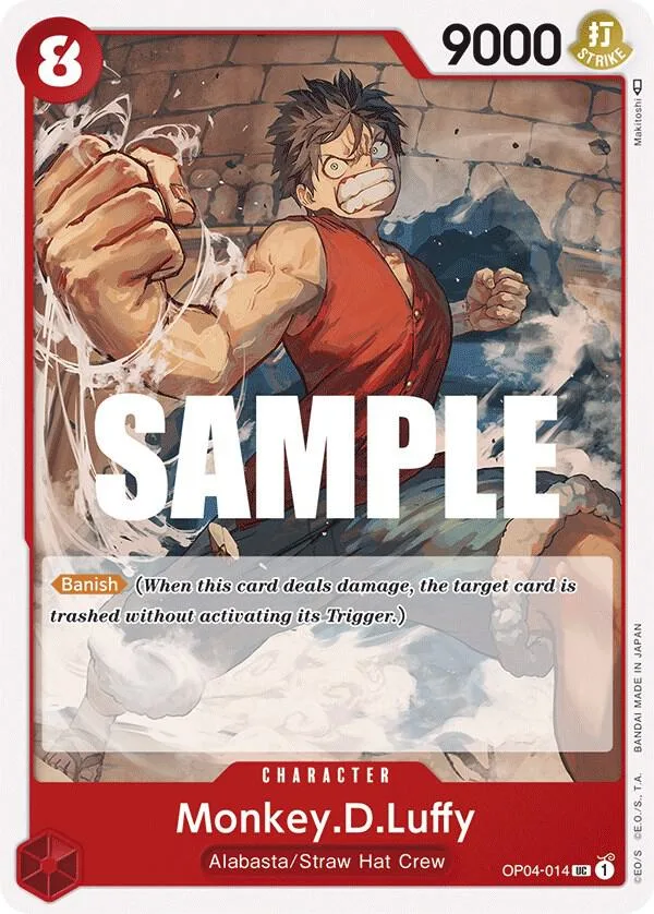 Monkey.D.Luffy card front