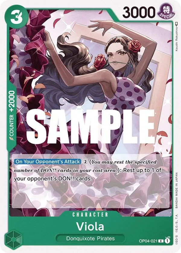 Viola card front