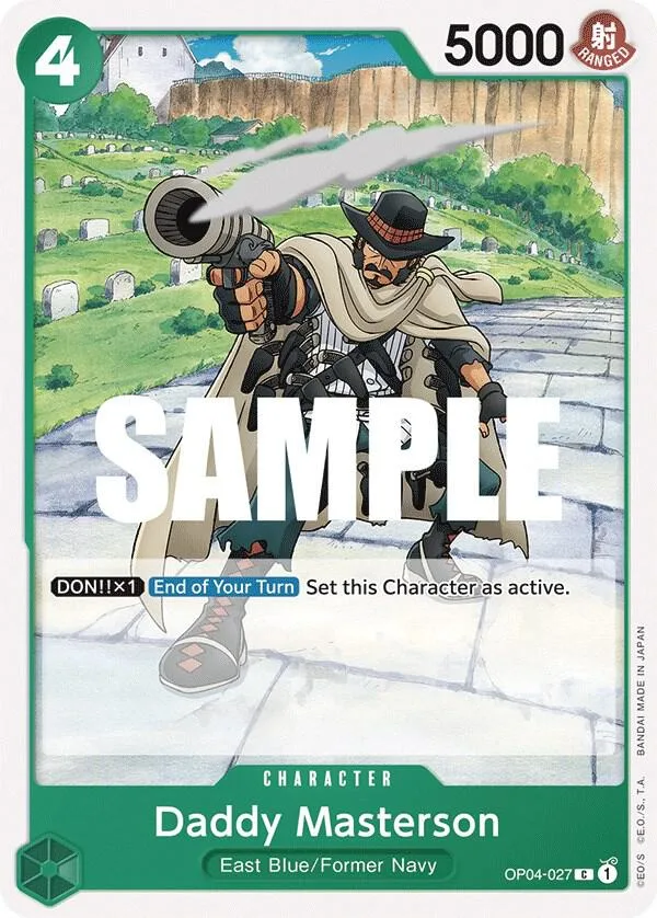 Daddy Masterson card front