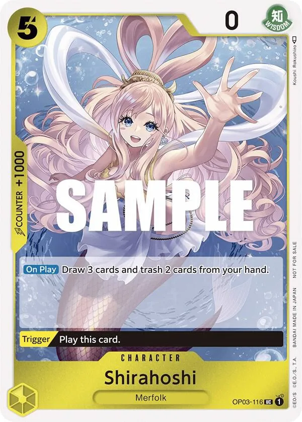 Shirahoshi (Dash Pack) card front