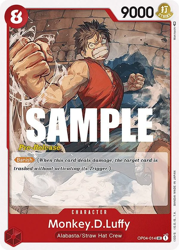 Monkey.D.Luffy card front