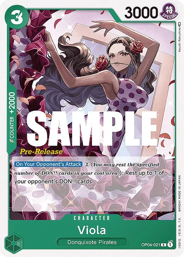 Viola card front