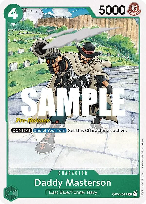Daddy Masterson card front