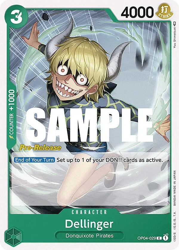 Dellinger card front