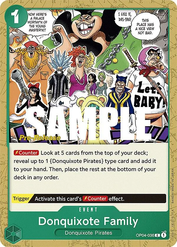 Donquixote Family card front