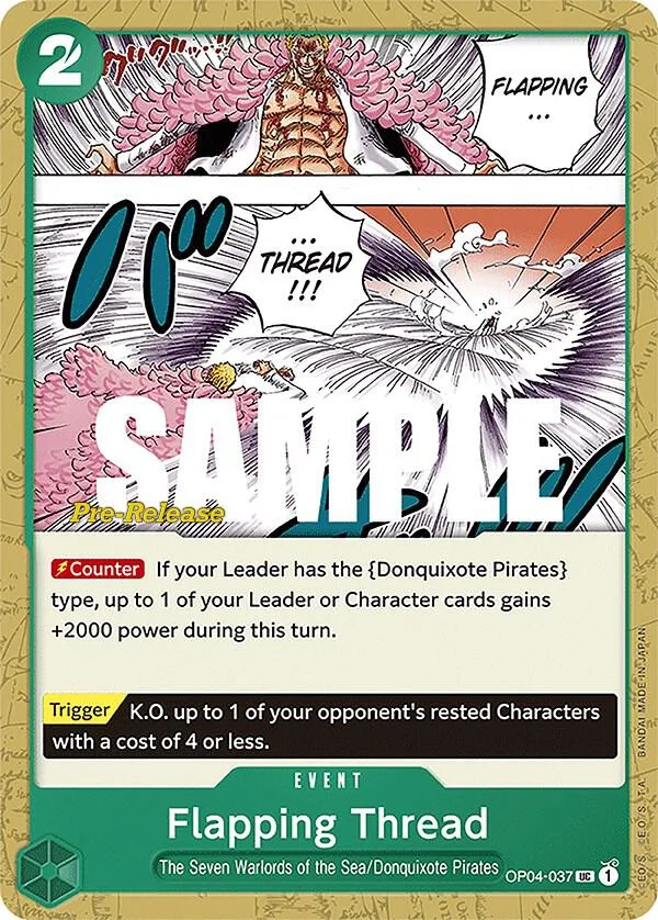 Flapping Thread card front