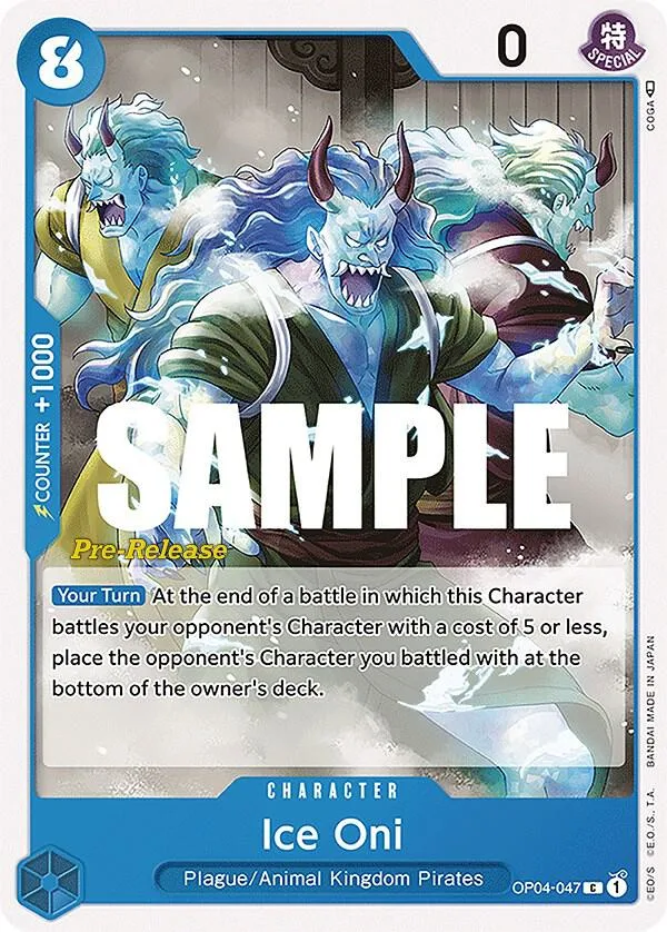 Ice Oni card front