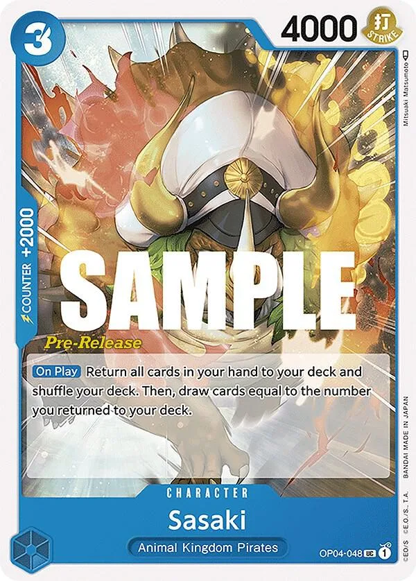 Sasaki card front