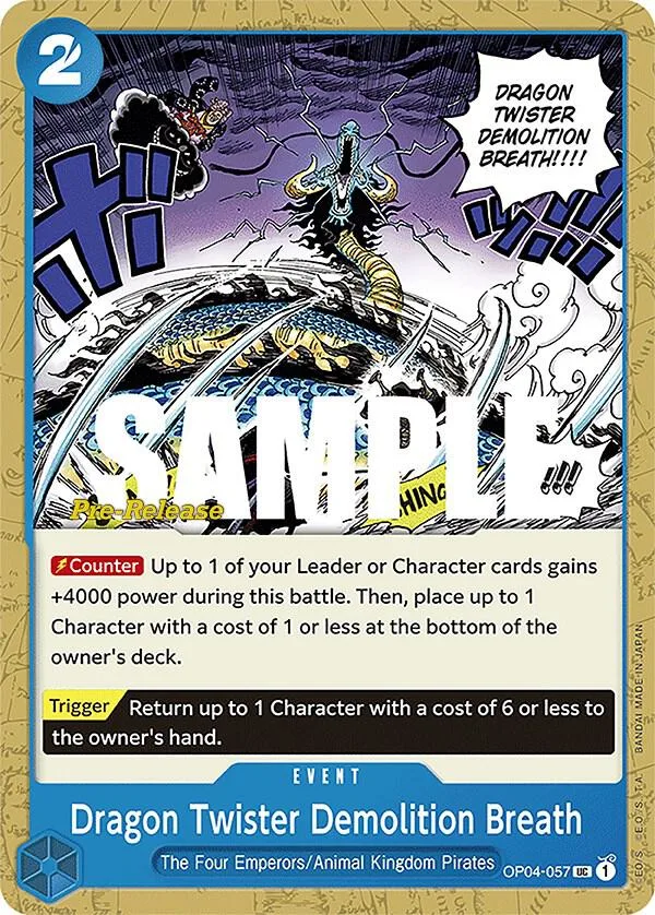 Dragon Twister Demolition Breath card front